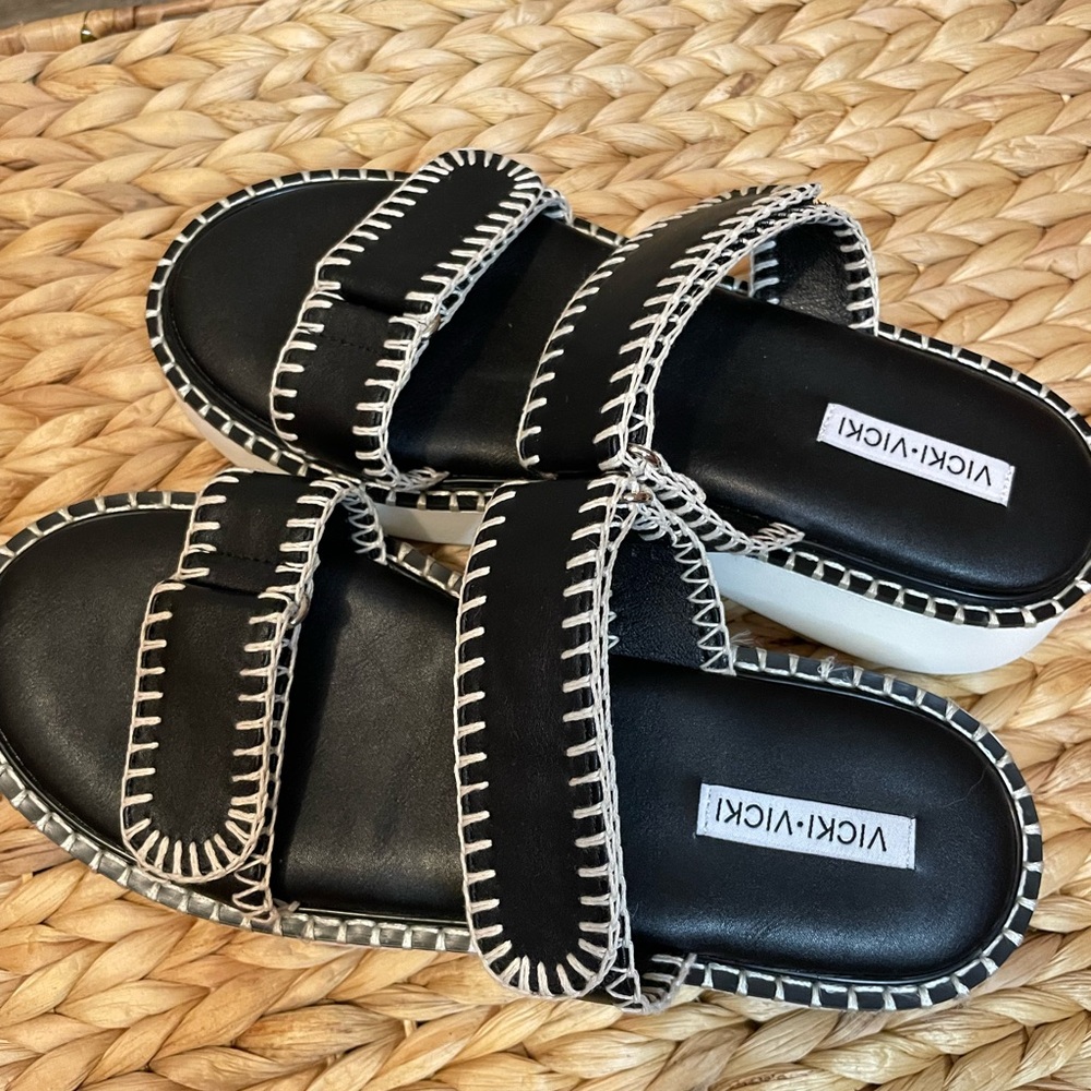 Women's Platform Wedge Sandals - Picture 7 of 7